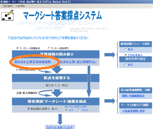 マークシート画像採点 解析プログラム ヘルプ